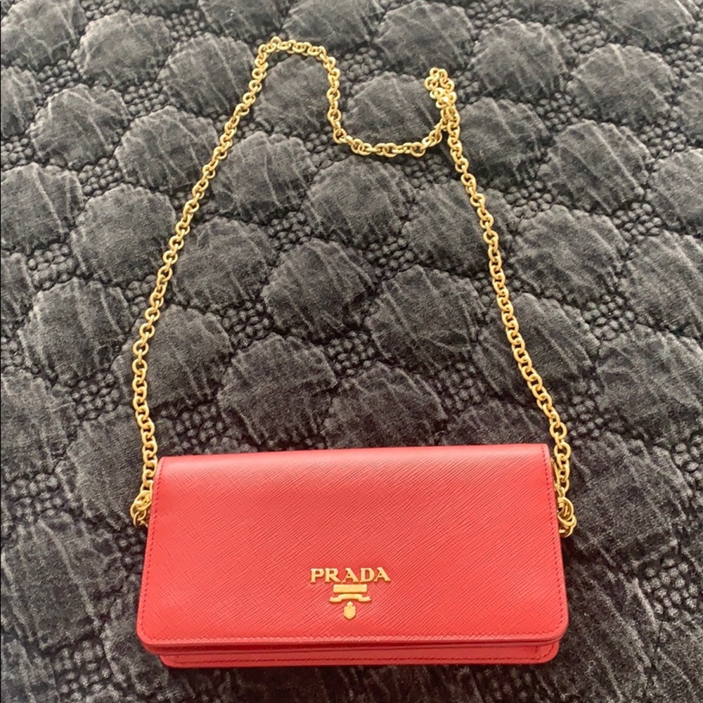 Red Prada bag!